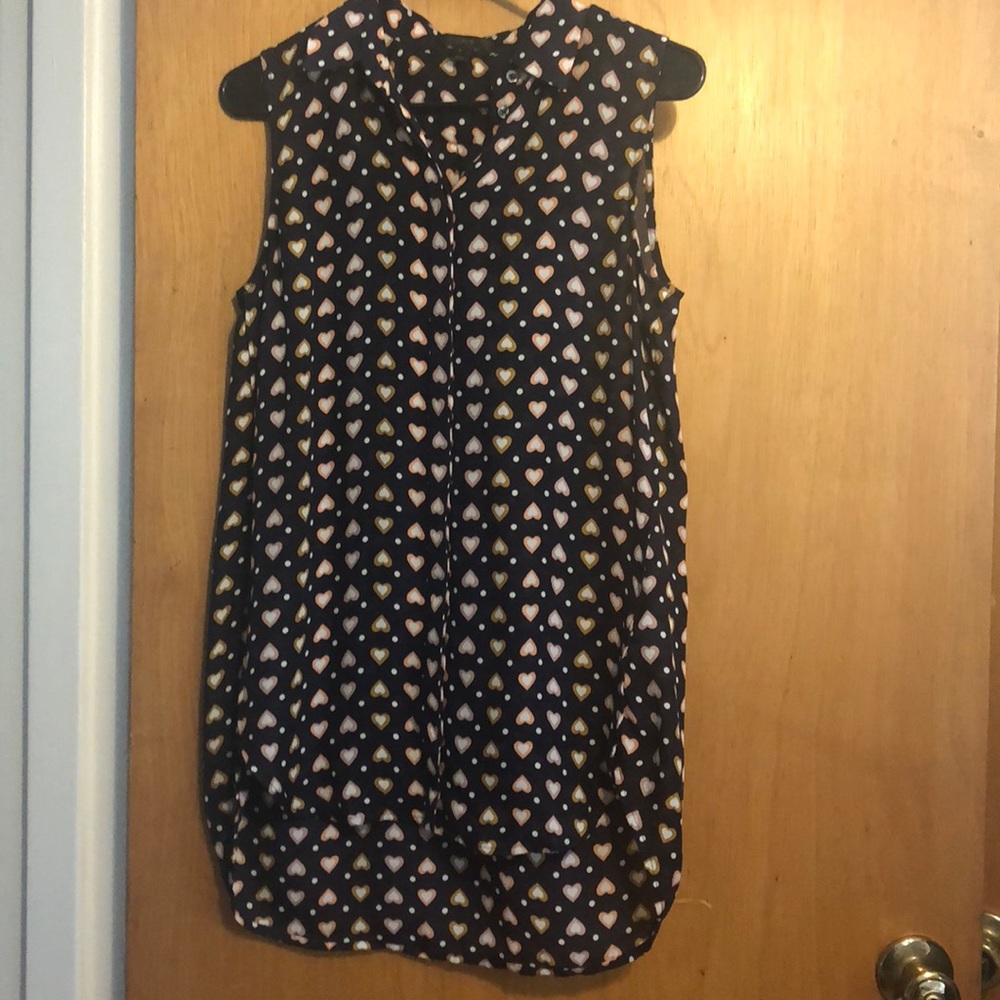 J.Crew heart blouse